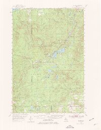 preview thumbnail of historical topo map of Houghton County, MI in 1954