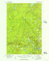 Download a high-resolution, GPS-compatible USGS topo map for Witch Lake, MI (1957 edition)