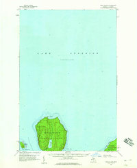 preview thumbnail of historical topo map of Alger County, MI in 1958
