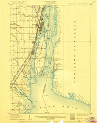 1906 Map of Wyandotte, 1922 Print