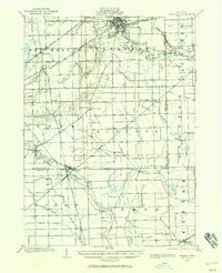 1902 Map of Ypsilanti, 1958 Print