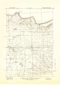 1941 Map of Chippewa County, MI, 1947 Print