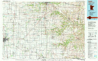 1985 Map of Austin, 1989 Print