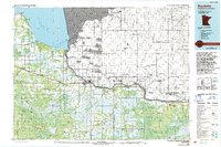 preview thumbnail of historical topo map of Baudette, MN in 1976