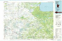 1985 Map of Fosston, MN
