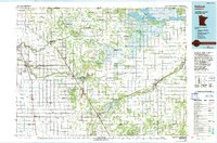 1985 Map of Greenbush, MN, 1994 Print