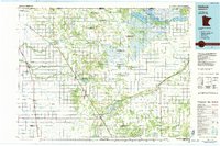 Download a high-resolution, GPS-compatible USGS topo map for Hallock, MN (1985 edition)