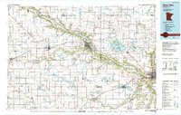 preview thumbnail of historical topo map of New Ulm, MN in 1991