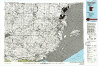 preview thumbnail of historical topo map of Cook County, MN in 1985