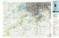 1985 Map of Belle Plaine, MN
