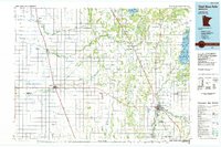 preview thumbnail of historical topo map of Thief River Falls, MN in 1985