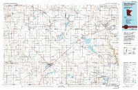 1985 Map of Adrian, MN, 1994 Print
