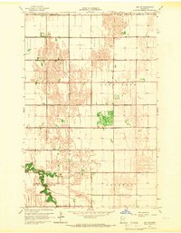 Download a high-resolution, GPS-compatible USGS topo map for Ada NW, MN (1966 edition)