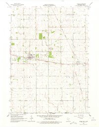 1965 Map of Adams, 1978 Print