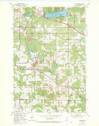 1953 Map of Adolph, 1970 Print