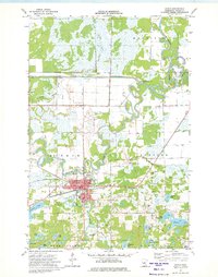 preview thumbnail of historical topo map of Aitkin, MN in 1973