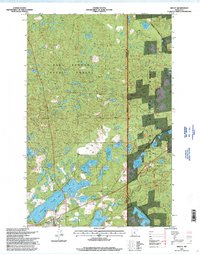 1996 Map of Akeley, MN, 1998 Print