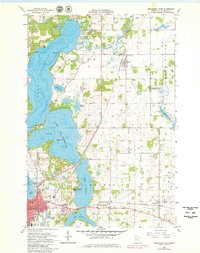 Download a high-resolution, GPS-compatible USGS topo map for Alexandria East, MN (1980 edition)