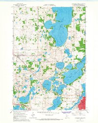 Download a high-resolution, GPS-compatible USGS topo map for Alexandria West, MN (1967 edition)