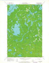 preview thumbnail of historical topo map of Lake County, MN in 1960