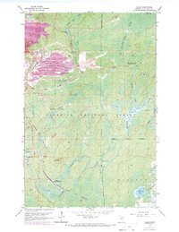 preview thumbnail of historical topo map of St. Louis County, MN in 1962