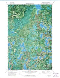 preview thumbnail of historical topo map of Itasca County, MN in 1970