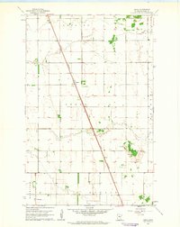 Download a high-resolution, GPS-compatible USGS topo map for Angus, MN (1963 edition)