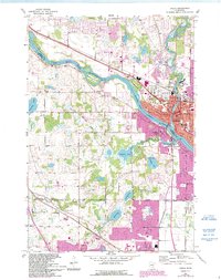 Download a high-resolution, GPS-compatible USGS topo map for Anoka, MN (1993 edition)