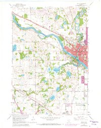 Download a high-resolution, GPS-compatible USGS topo map for Anoka, MN (1973 edition)
