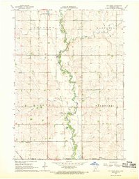 preview thumbnail of historical topo map of Rock County, MN in 1967