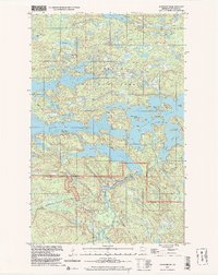 preview thumbnail of historical topo map of St. Louis County, MN in 1999