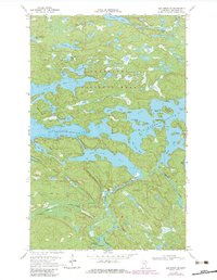 Download a high-resolution, GPS-compatible USGS topo map for Ash River NE, MN (1983 edition)