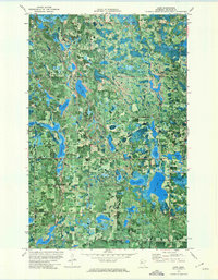 Download a high-resolution, GPS-compatible USGS topo map for Aure, MN (1974 edition)
