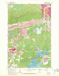 Download a high-resolution, GPS-compatible USGS topo map for Aurora, MN (1971 edition)