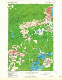 Download a high-resolution, GPS-compatible USGS topo map for Aurora, MN (1964 edition)