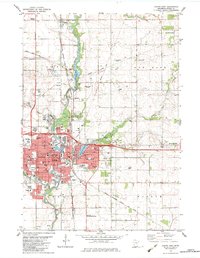 Download a high-resolution, GPS-compatible USGS topo map for Austin East, MN (1983 edition)