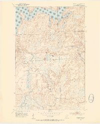 1952 Map of Babbitt NE, 1954 Print