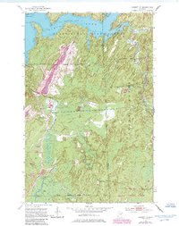 Download a high-resolution, GPS-compatible USGS topo map for Babbitt NE, MN (1985 edition)