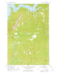 Download a high-resolution, GPS-compatible USGS topo map for Babbitt NE, MN (1976 edition)