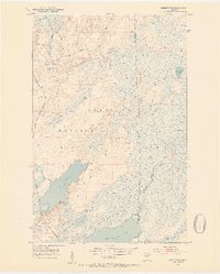 Download a high-resolution, GPS-compatible USGS topo map for Babbitt SE, MN (1954 edition)