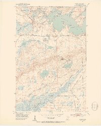 Download a high-resolution, GPS-compatible USGS topo map for Babbitt, MN (1953 edition)