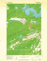 Download a high-resolution, GPS-compatible USGS topo map for Babbitt, MN (1963 edition)