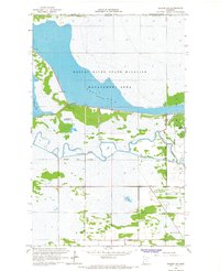Download a high-resolution, GPS-compatible USGS topo map for Badger NW, MN (1967 edition)
