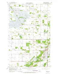 Download a high-resolution, GPS-compatible USGS topo map for Badger, MN (1967 edition)