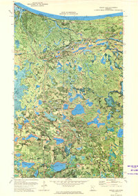 Download a high-resolution, GPS-compatible USGS topo map for Bagley Lake, MN (1974 edition)