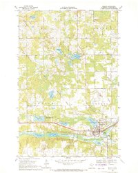 preview thumbnail of historical topo map of Bagley, MN in 1969
