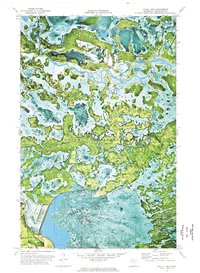 preview thumbnail of historical topo map of Clearwater County, MN in 1972