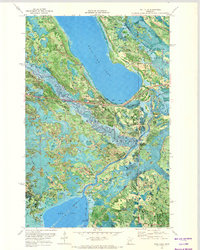 Download a high-resolution, GPS-compatible USGS topo map for Ball Club, MN (1973 edition)