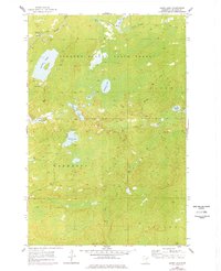 preview thumbnail of historical topo map of St. Louis County, MN in 1954