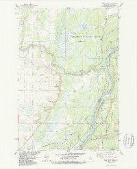 preview thumbnail of historical topo map of Pine County, MN in 1983